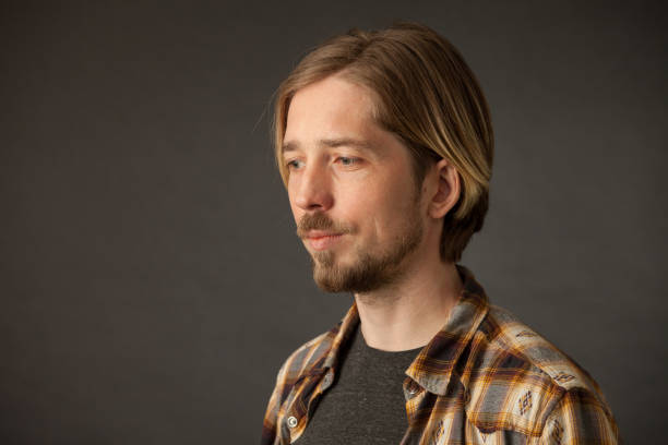 Studio portrait of a 30 year old man