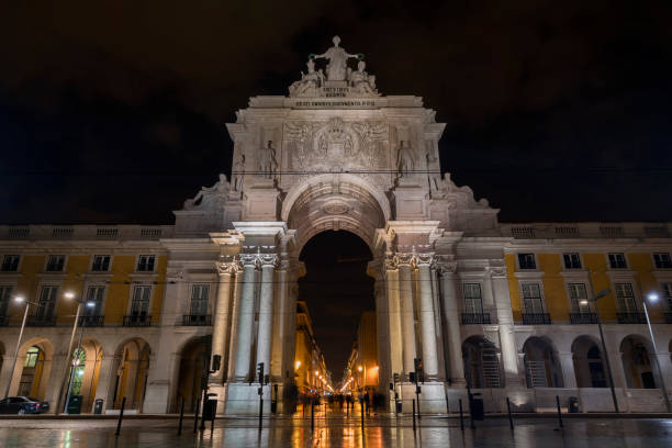istock Rua Augusta Arch in Lisbon, Portugal 1127639993