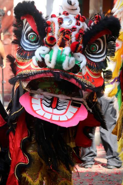 istock Chinnese Lion on New Year 1127640003