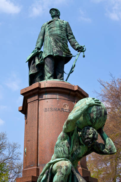 A view of the historic Bismarck Memorial in the Tiergarten in Berlin, Germany.  It is dedicated to Prince Otto von Bismarck, the first Chancellor of the German Empire.