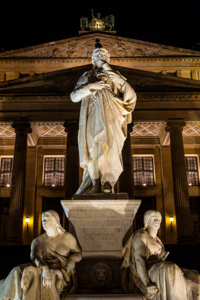 istock Friedrich Schiller Statue at Konzerthaus in Berlin 1127642076