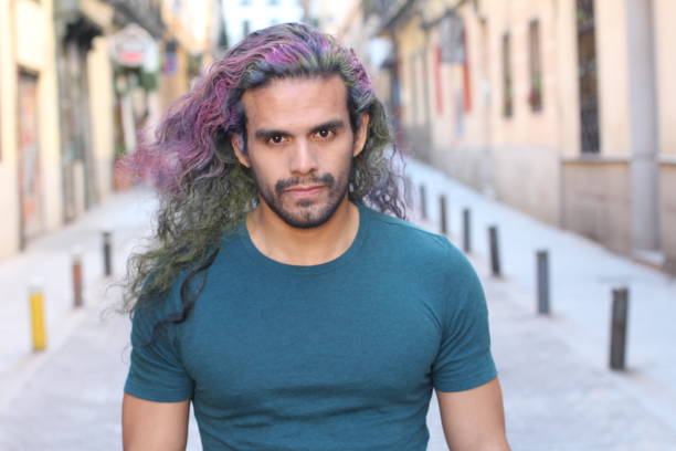 Cool Ethnic Man With Multicoloured Dyed Hair Stock Photo - Download Image Now - Men, Dyed Hair, Fashion - iStock Cool Ethnic Man With Multicoloured Dyed Hair Stock Photo - Download Image Now - Men, Dyed Hair, Fashion - iStock