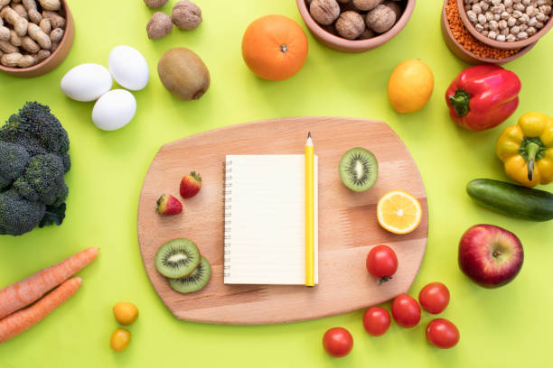istock Healthy food and planing for diet 1127656277