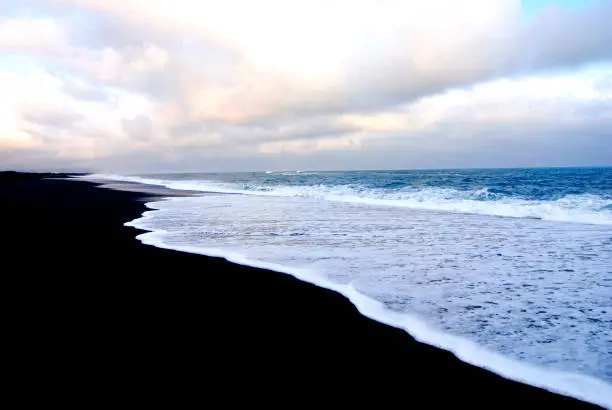 Black Sand beach near Vik, south Iceland