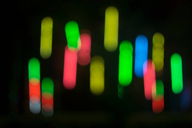 istock Abstract background of blurred motion of light 1127680584