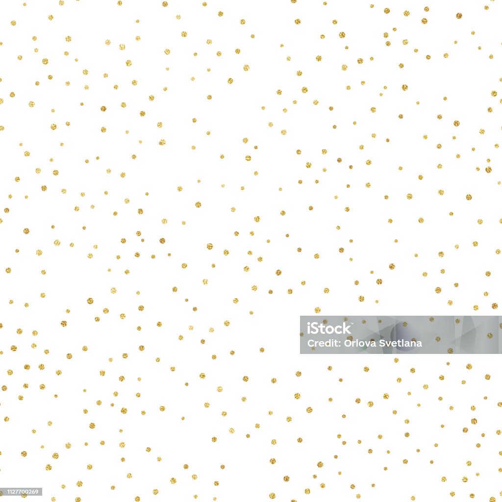 Glitter gold seamless pattern with polka dots. Hipster trendy effect. EPS 10 Glitter gold seamless pattern with polka dots. Hipster trendy effect. EPS 10 vector file Christmas stock vector
