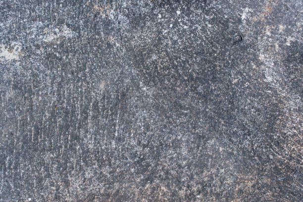 istock Texture of wall black and white made from cement at clean and simple for background 1127701951