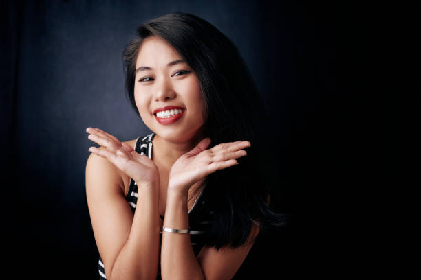 istock Happy woman portrait 1127703887