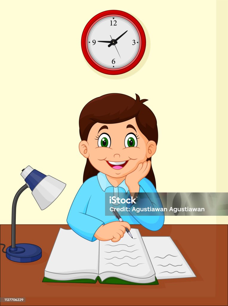 Ilustración de Dibujos Animados Niña Estudiando y más Vectores Libres de Derechos de Abierto - Abierto, Adulto, Alegre - iStock Ilustración de Dibujos Animados Niña Estudiando y más Vectores Libres de Derechos de Abierto - Abierto, Adulto, Alegre - iStock