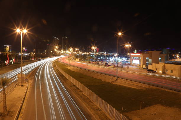 istock Motion Speed Light in Bahrain Avenues 1127706259