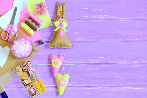 Easter felt ornament. Easter felt decor. Easter felt decoration. Easter felt hanging decor crafts. Easter felt hanging decor. Handmade Easter felt ornaments