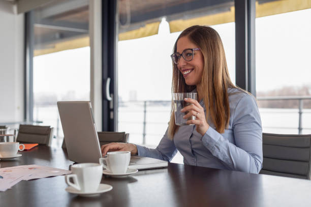 istock Business woman at office 1127710357