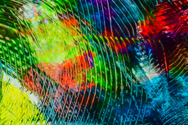 istock Abstract art colourful background. Hand-painted background.  - Image 1127715637