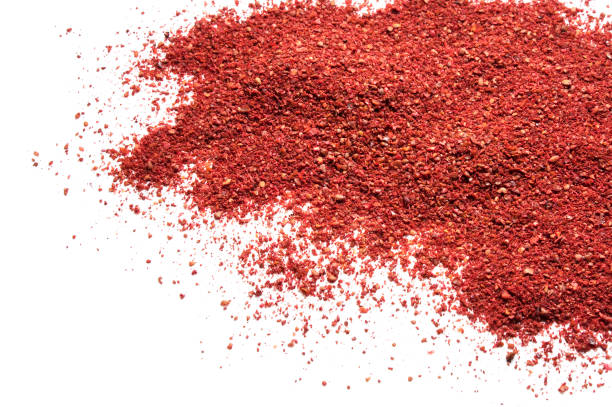 istock Spice sumac. Ground berries isolated on white. 1127715811