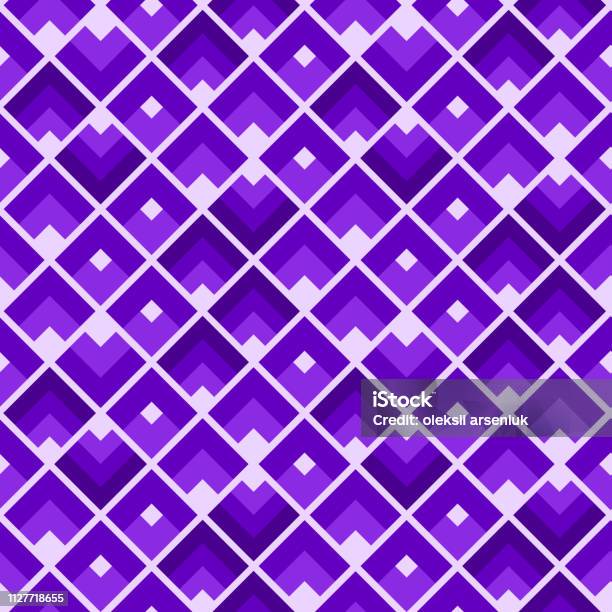 Losango Pattern Vetores de Padrão De Losango Sem Emenda Textura De Telha Roxo Protone ...