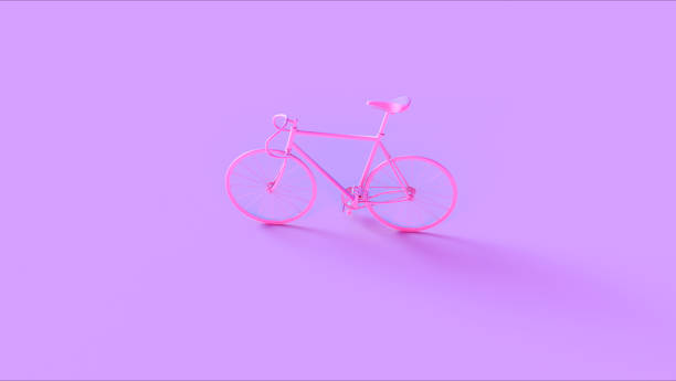 istock Pink Fixed Gear Racing Bike 1127719130
