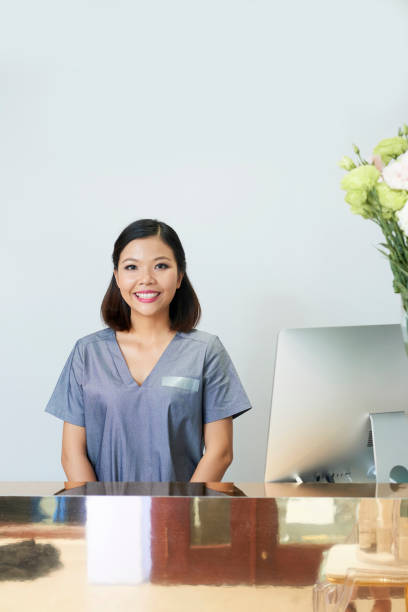 istock Woman in wellness center 1127722250