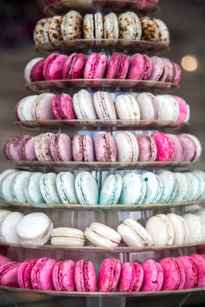 istock Pyramid of French Macarons 1127724219