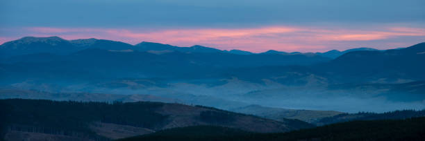 istock Beautiful dramatic sunset in the mountains autumn 1127725732