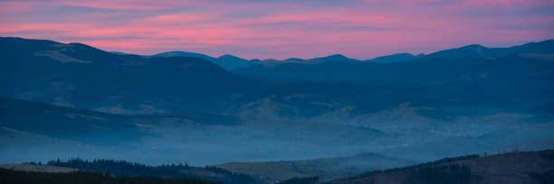 istock Beautiful dramatic sunset in the mountains autumn 1127725734