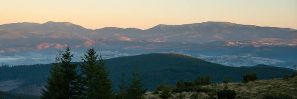istock Beautiful dramatic sunset in the mountains autumn 1127725808