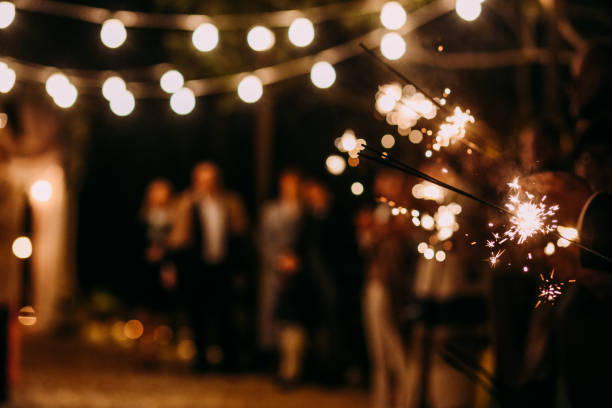istock Bengal lights retro light  party night people 1127729579