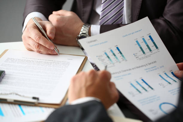 istock Male arm in suit and tie fill form clipped 1127733277