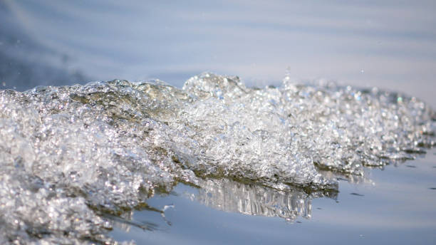 istock Blurred background and texture of bubble water 1127735313