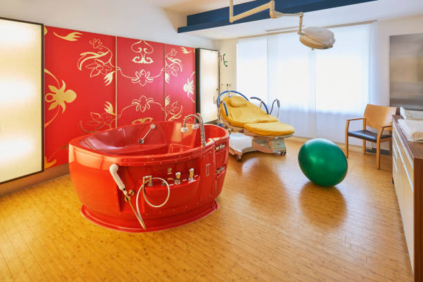 hospital bathtub delivery room no one