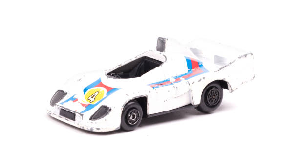 istock White metal toy car 1127735994
