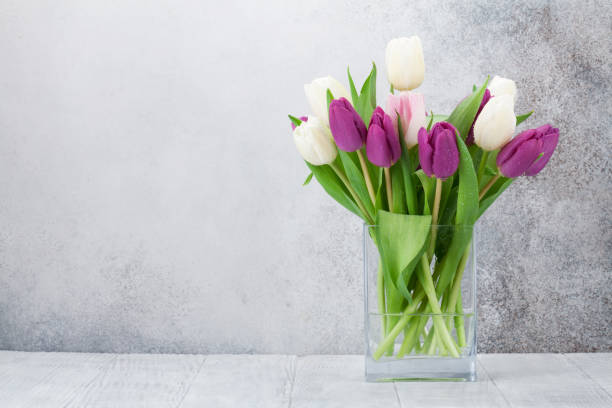 istock Colorful tulips flower bouquet 1127738487