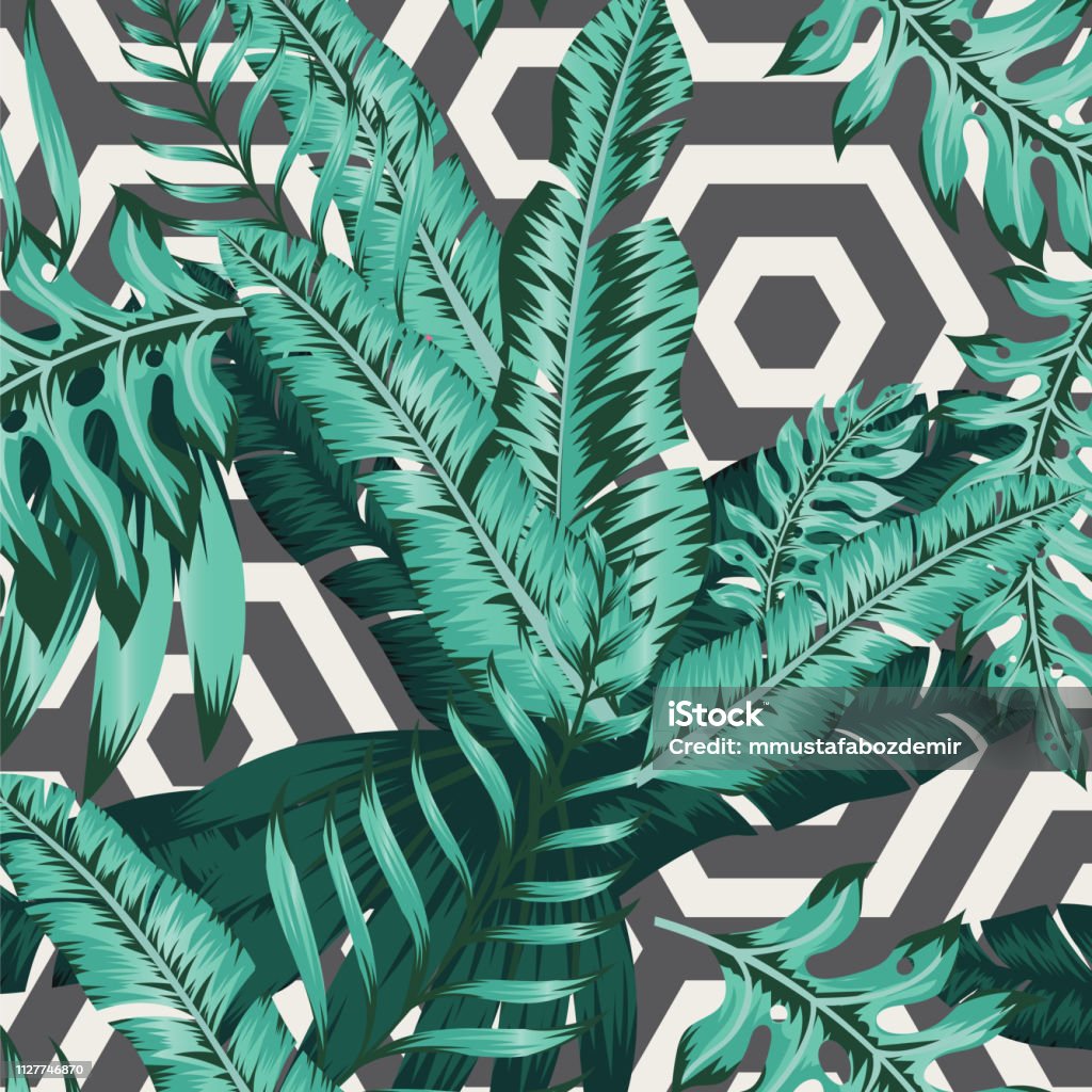 Planting Background Pattern Plant Background Pattern Illustration Stock Illustration - Download ...