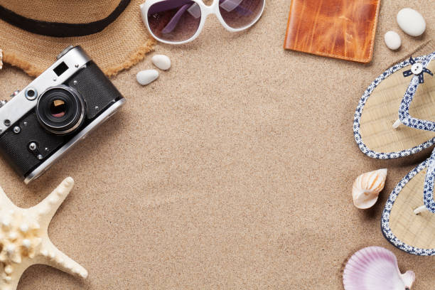 istock Travel vacation background concept 1127747371