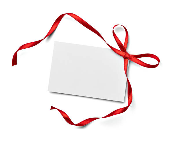 istock ribbon bow card note chirstmas celebration greeting 1127748349