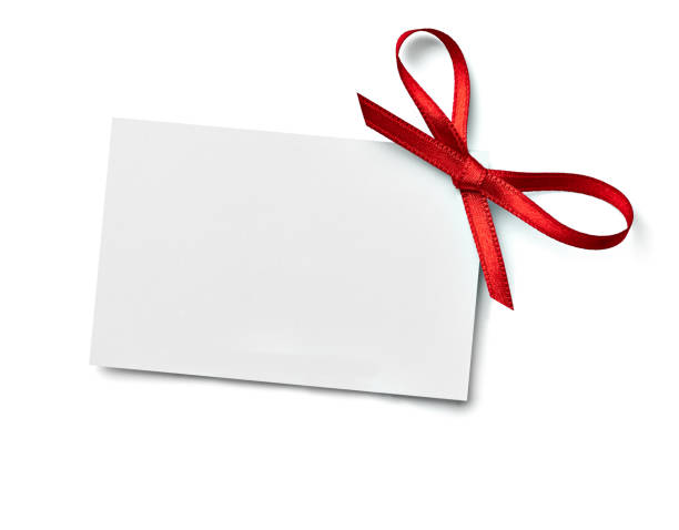 istock ribbon bow card note chirstmas celebration greeting 1127750324