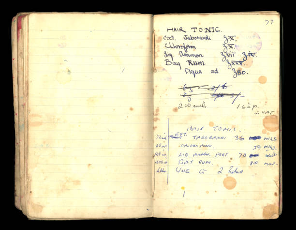 istock Recipes for hair tonic from a pharmacist's notebook 1127753037