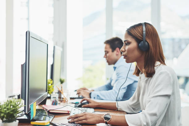 istock Talking to clients all day every day 1127754904