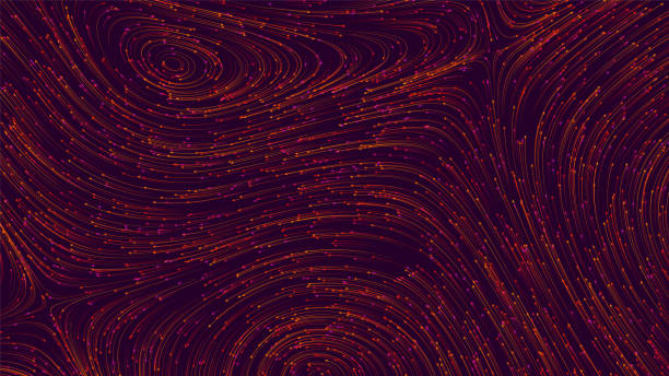 Vector colorful field visualization of forces. Magnetic or gravitational fluctuations chart. Science backdrop with a matrix of arows with magnitude and direction. Flow representation. Interaction. Vector colorful field visualization of forces. Magnetic or gravitational fluctuations chart. Science backdrop with a matrix of arows with magnitude and direction. Flow representation. Interaction magnetic field stock illustrations