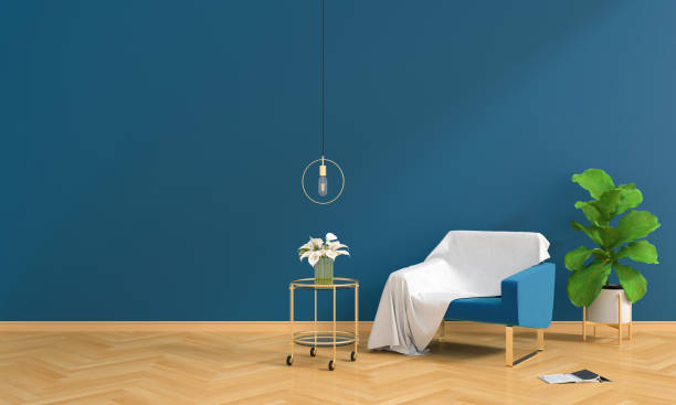 istock Table and chair in white child room for mockup, 3D rendering 1127757962