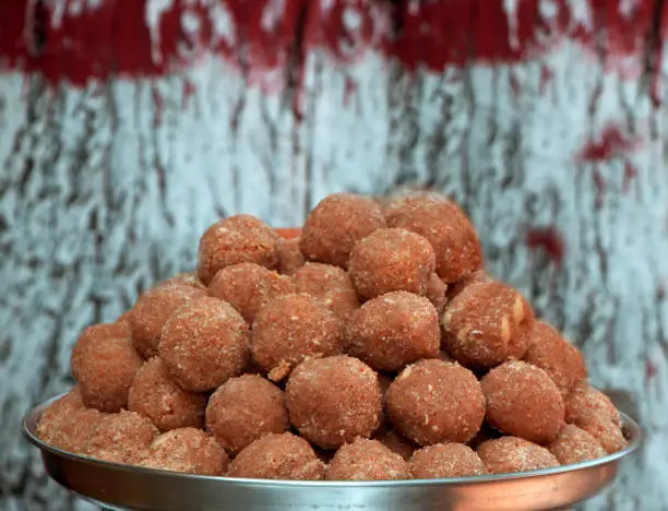 Photo of Indian famous sweets known as gond laddoo