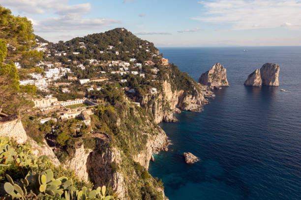 istock aerial view in Capri, Italy 1127763412