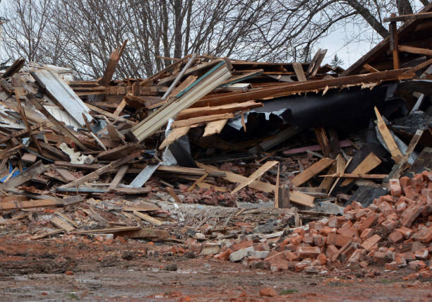 istock Demolish of Farm house 1127771111