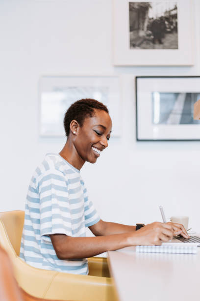 istock Casual woman working 1127773900