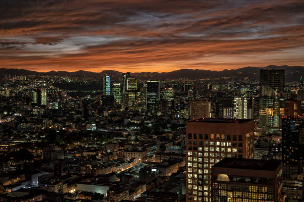 istock Mexico city aerial view panorama 1127774262