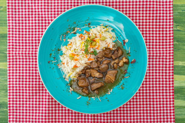 istock Traditional Home made Chinese cuisine pork rice 1127775704