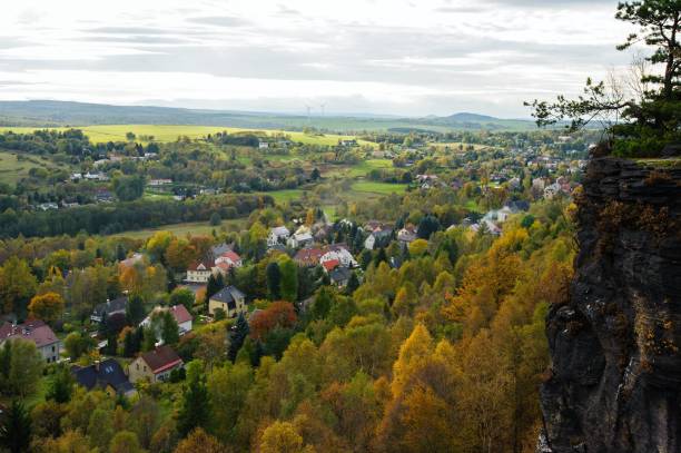 istock Autumn colorful landscape 1127781787