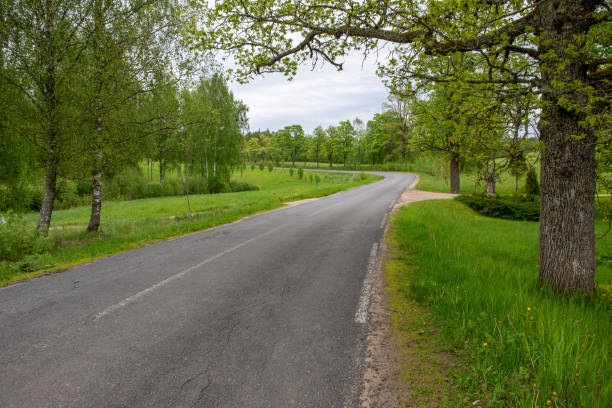 istock empty asphalt road outside city 1127788555