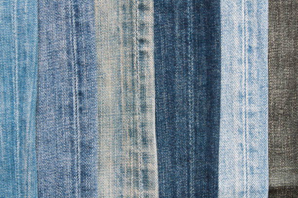 istock Blue jeans texture. Natural denim background. Close up. 1127789343
