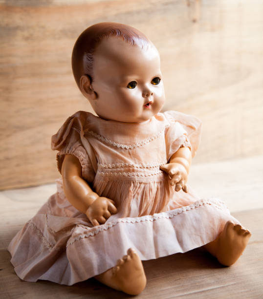 istock Vintage baby doll 1127790619