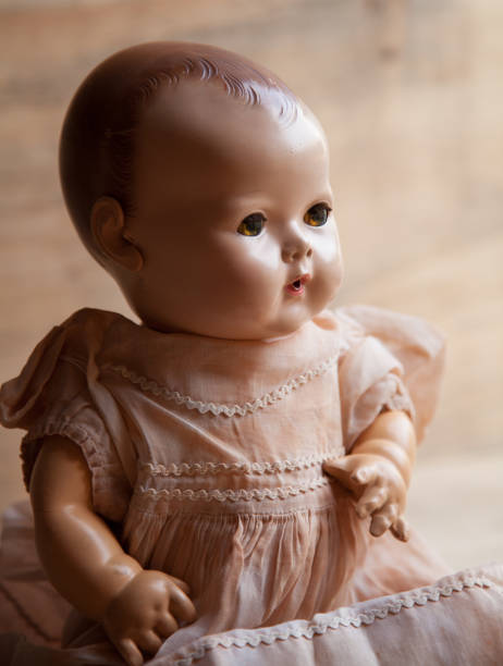 istock Vintage baby doll 1127790643